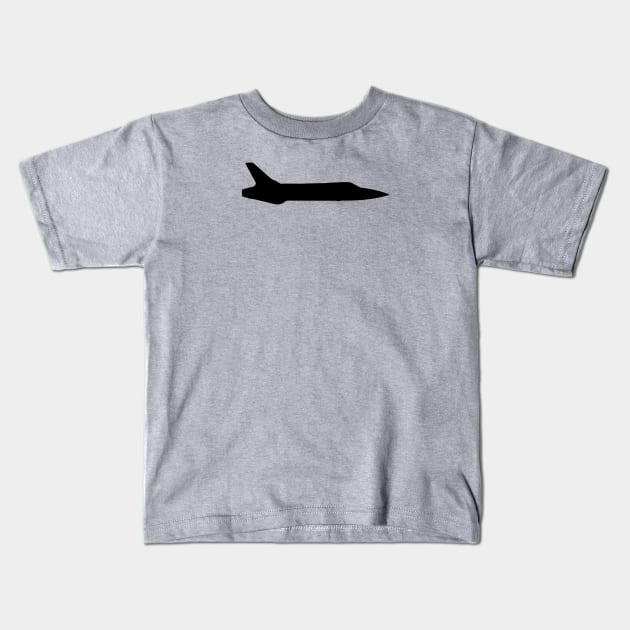 Republic F-105 Thunderchief - Century Series Supersonic Fighter Jet Kids T-Shirt by Vidision Avgeek